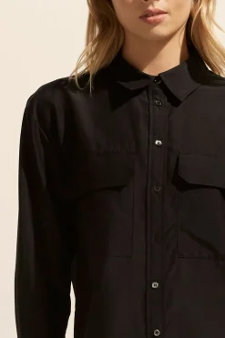 zoe kratzmann Abroad Top-Black|Women Tops