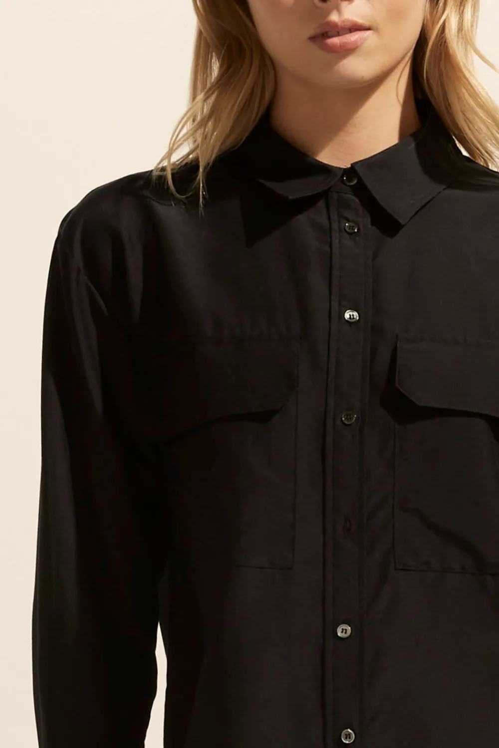 zoe kratzmann Abroad Top-Black|Women Tops