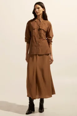 zoe kratzmann Abroad Top-Caramel|Women Tops