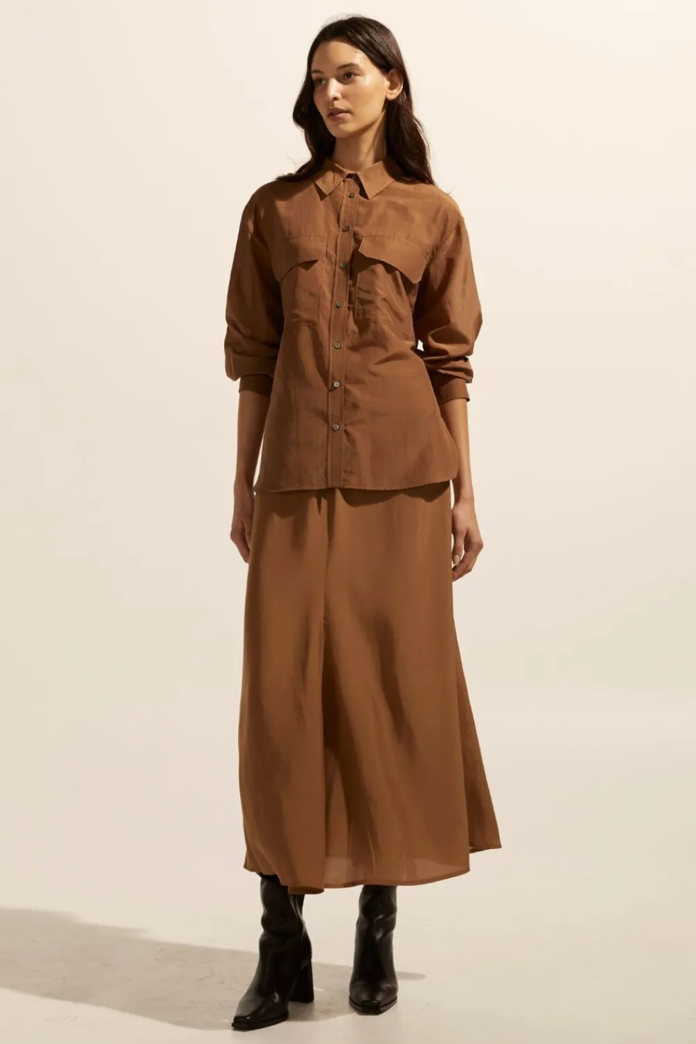 zoe kratzmann Abroad Top-Caramel|Women Tops