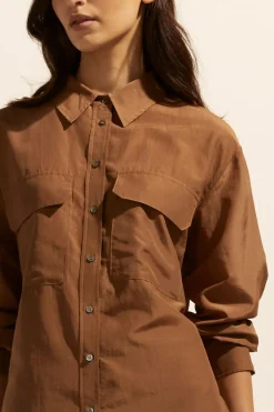 zoe kratzmann Abroad Top-Caramel|Women Tops