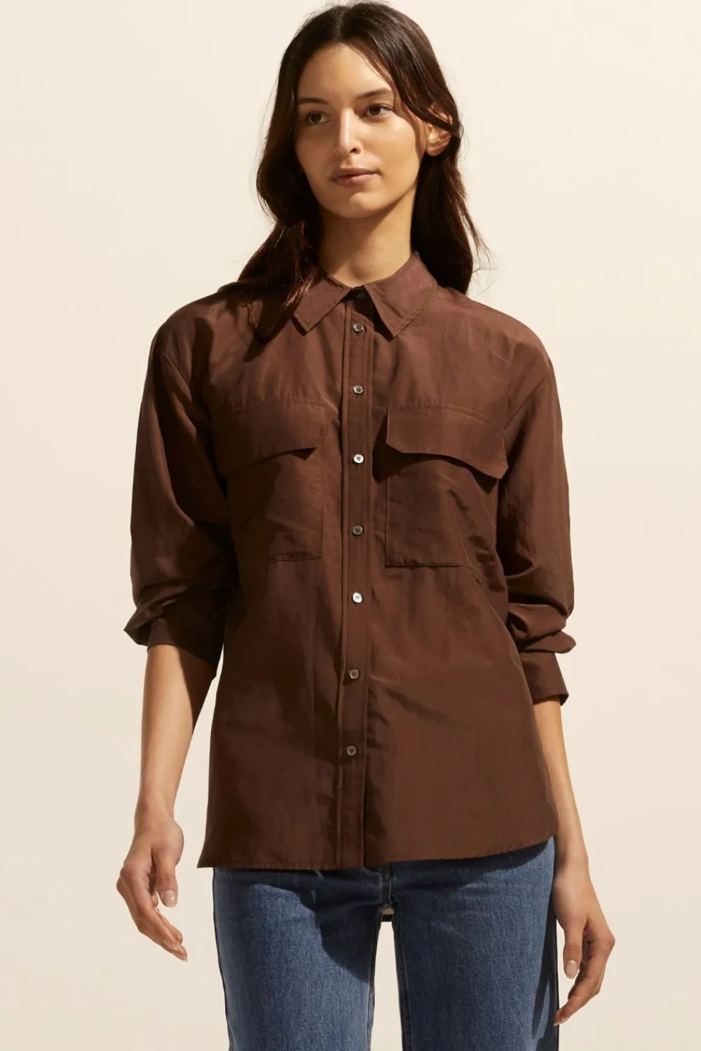 zoe kratzmann Abroad Top-Chocolate|Women Tops