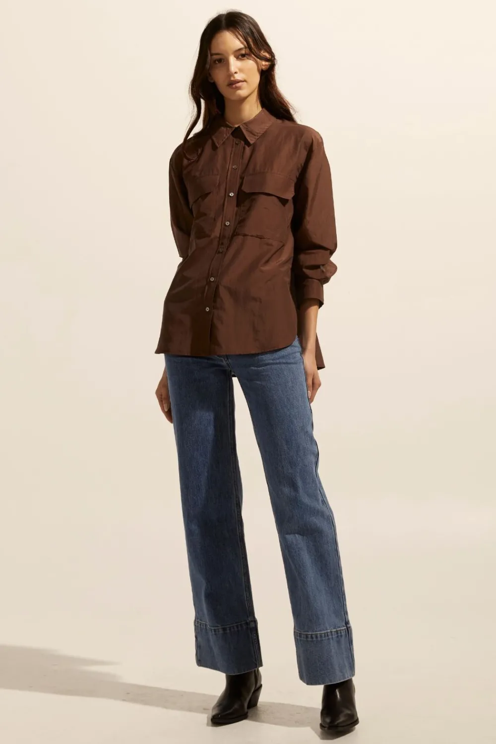 zoe kratzmann Abroad Top-Chocolate|Women Tops