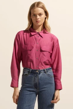zoe kratzmann Abroad Top-Magenta|Women Tops