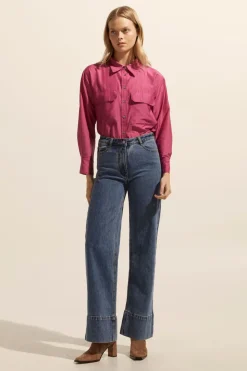 zoe kratzmann Abroad Top-Magenta|Women Tops