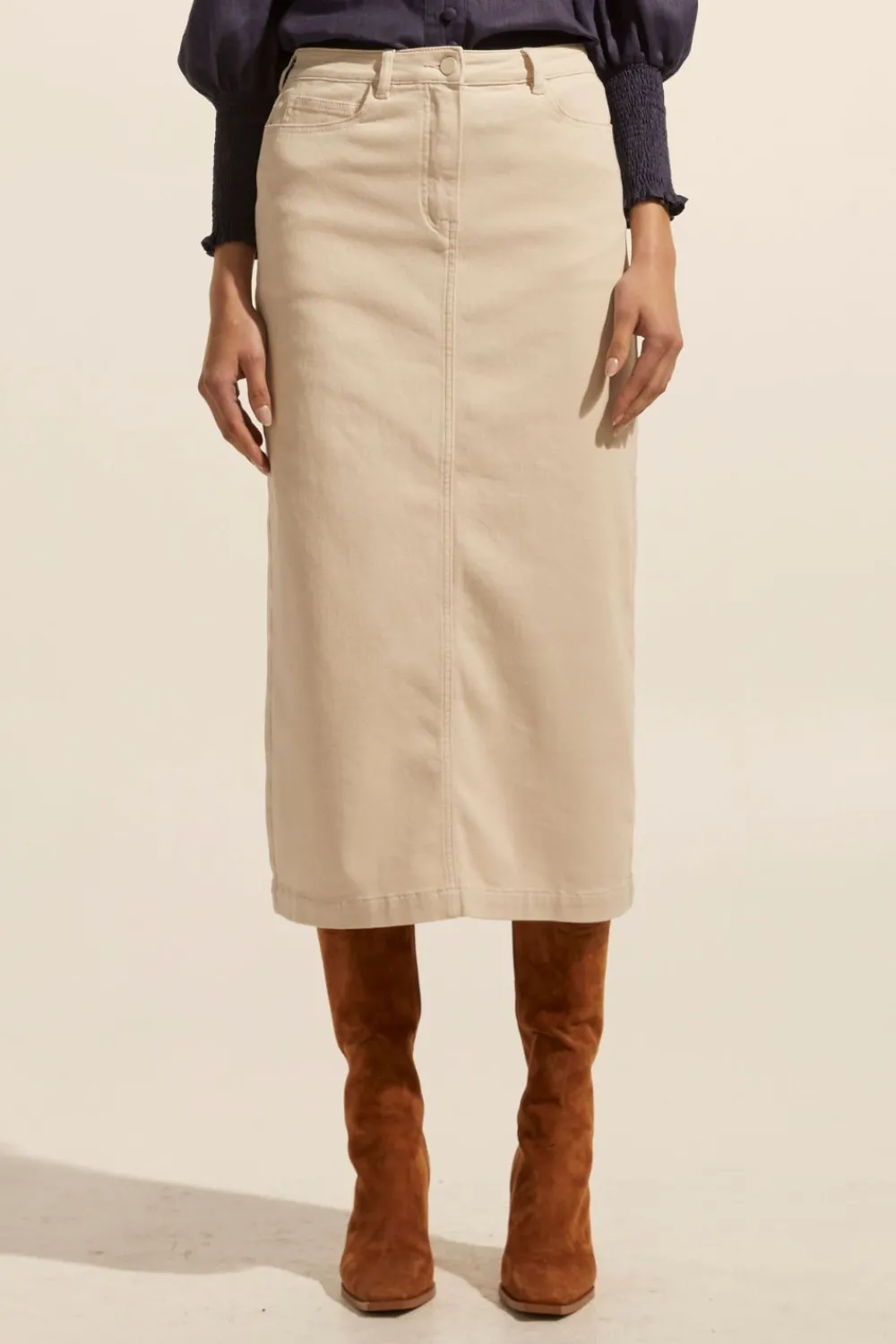 zoe kratzmann Accord Skirt-Stone|Women Bottoms