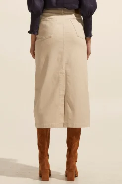 zoe kratzmann Accord Skirt-Stone|Women Bottoms