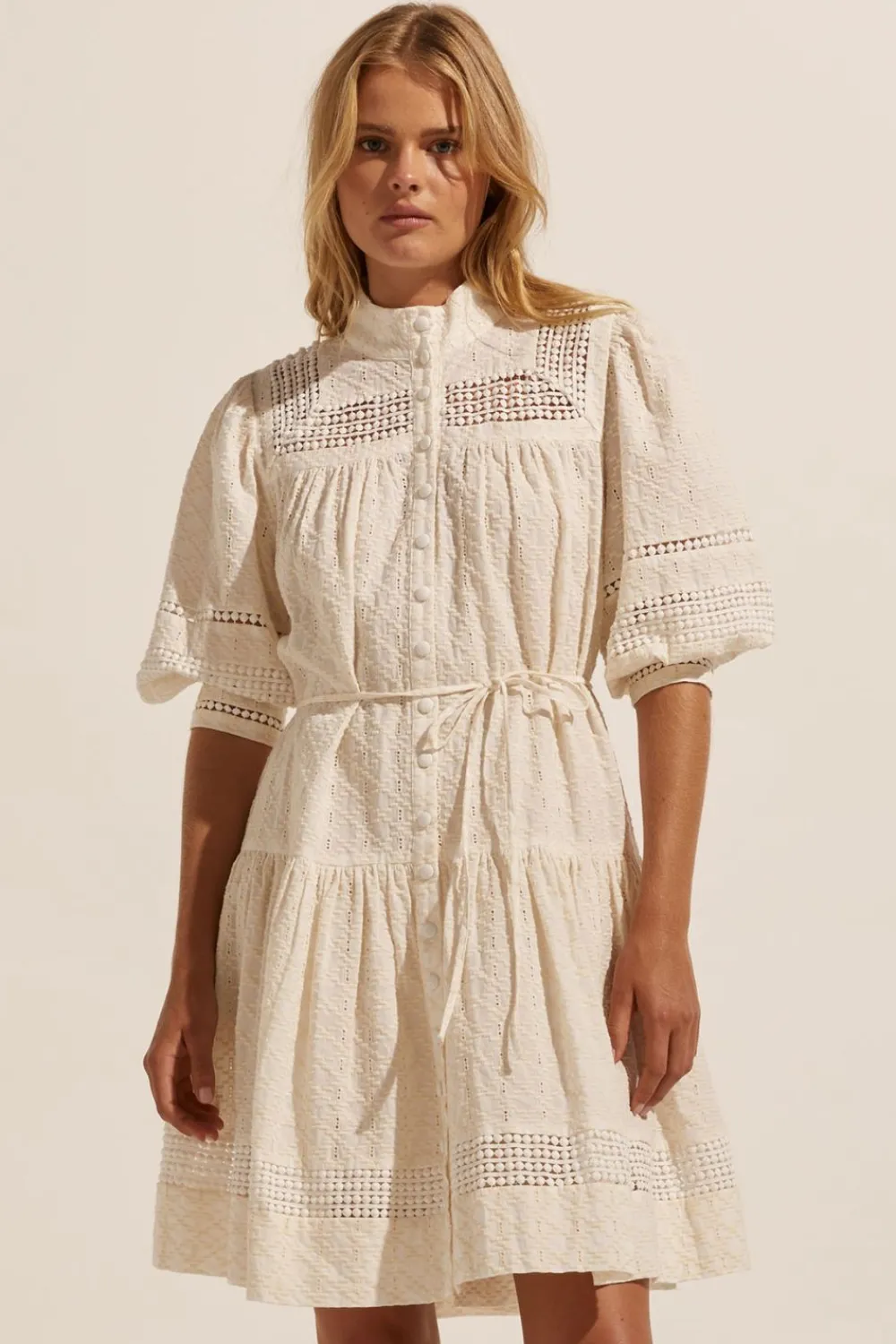 zoe kratzmann Acquaint Dress-Coconut|Women Dresses