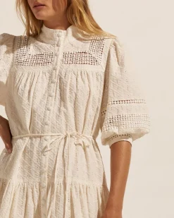 zoe kratzmann Acquaint Dress-Coconut|Women Dresses