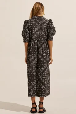 zoe kratzmann Adapt Dress-Black Bandana|Women Dresses