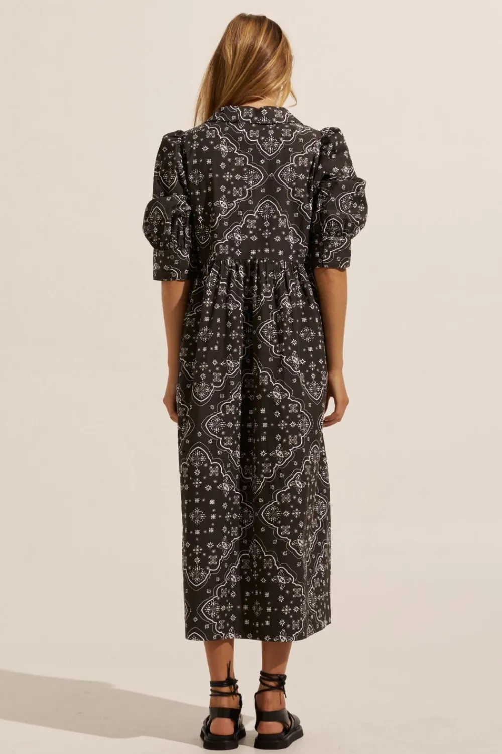 zoe kratzmann Adapt Dress-Black Bandana|Women Dresses