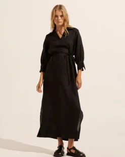 zoe kratzmann Adrift Dress-Black|Women Dresses