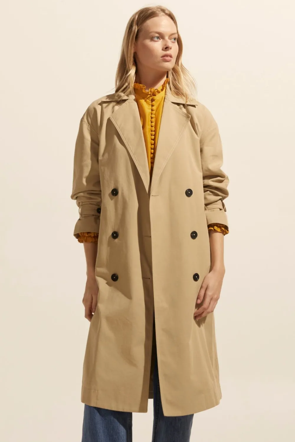 zoe kratzmann Agent Coat-Stone|Women Coats