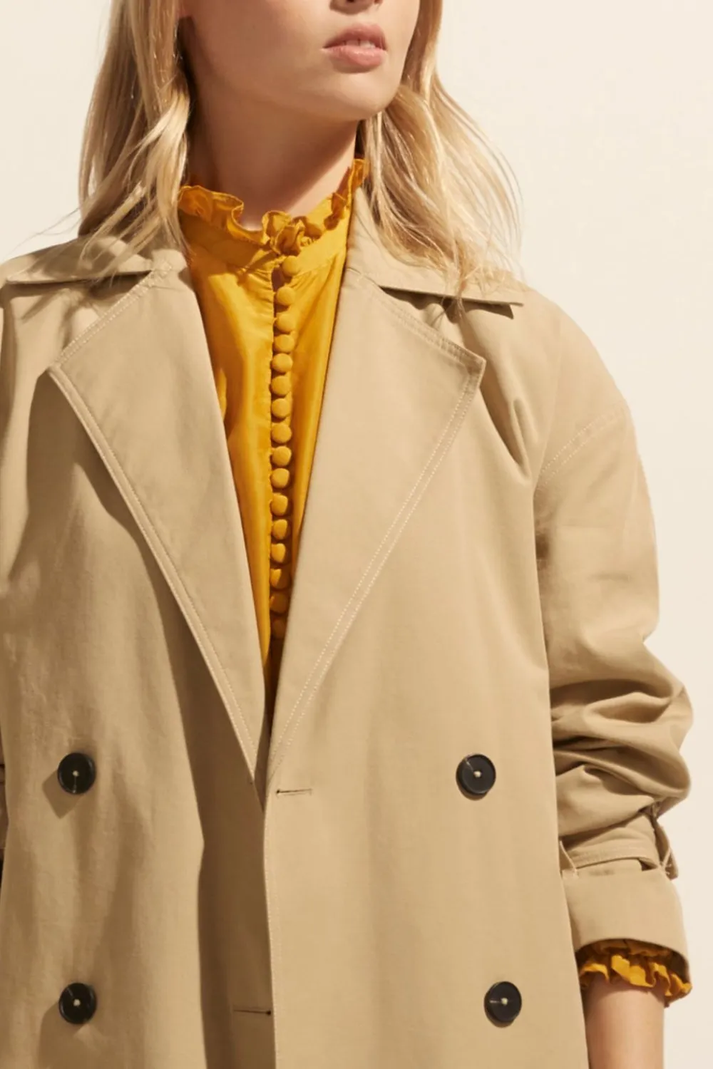 zoe kratzmann Agent Coat-Stone|Women Coats