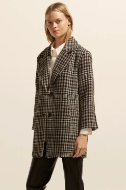 zoe kratzmann Alight Coat-Check Boucle|Women Coats