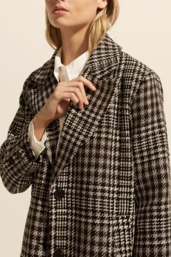 zoe kratzmann Alight Coat-Check Boucle|Women Coats