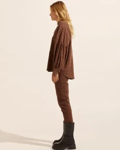 zoe kratzmann Allied Pant-Chocolate|Women Bottoms