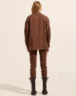 zoe kratzmann Allied Pant-Chocolate|Women Bottoms