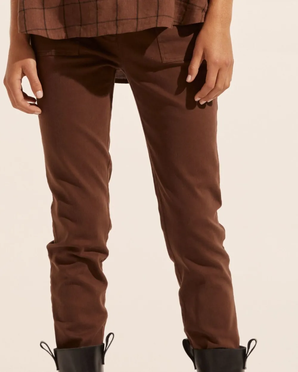 zoe kratzmann Allied Pant-Chocolate|Women Bottoms