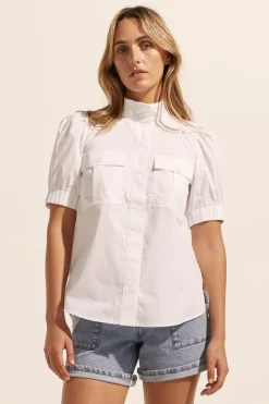 zoe kratzmann Allot Top-Porcelain|Women Tops