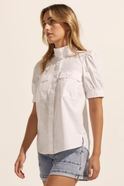 zoe kratzmann Allot Top-Porcelain|Women Tops