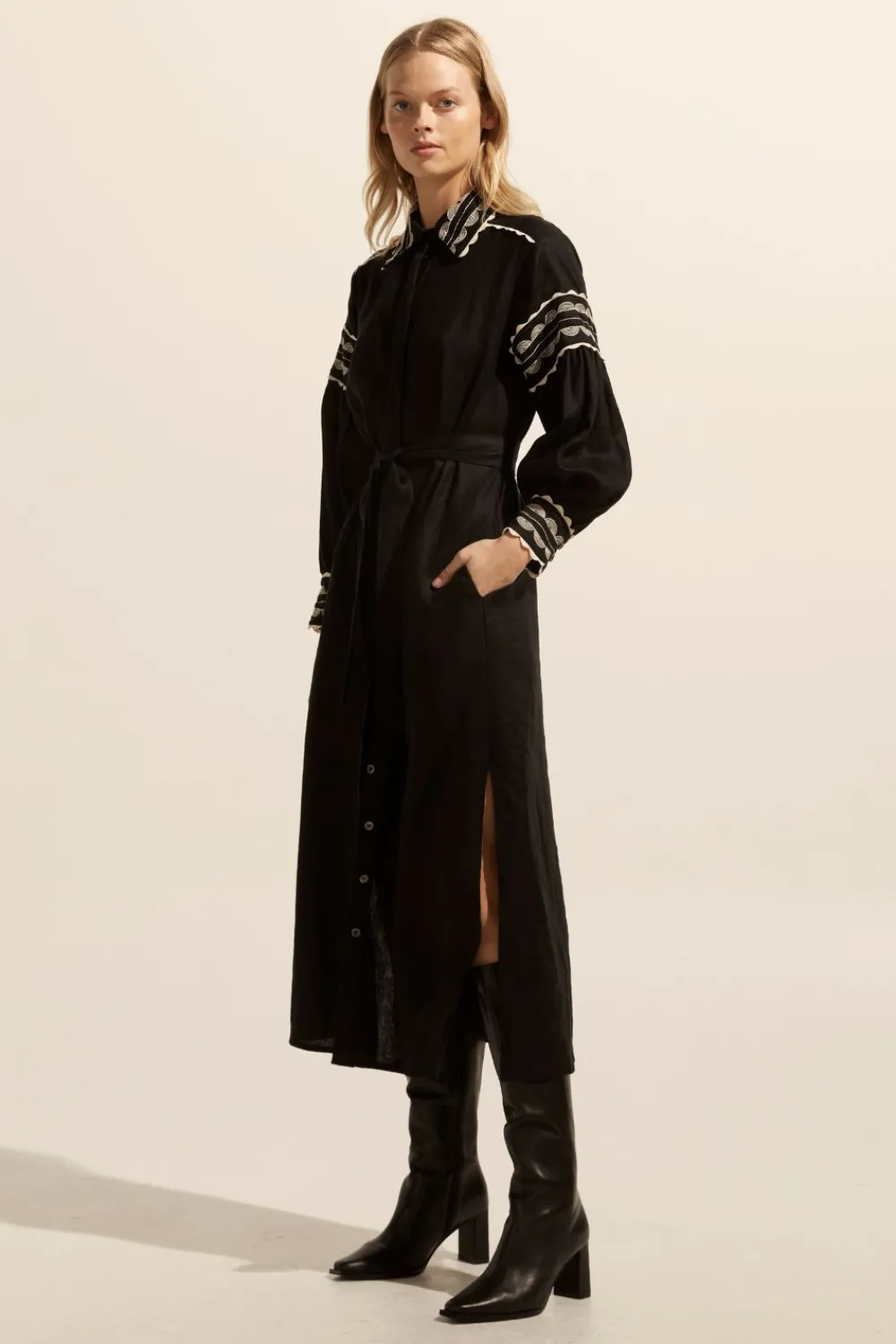 zoe kratzmann Amplify Dress-Black|Women Dresses