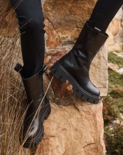 zoe kratzmann Aside Boot-Black Leather|Women Boots