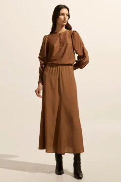 zoe kratzmann Beam Top-Caramel|Women Tops