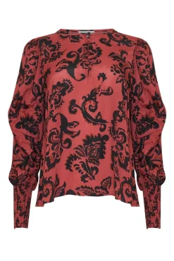 zoe kratzmann Beam Top-Clay Floral|Women Tops
