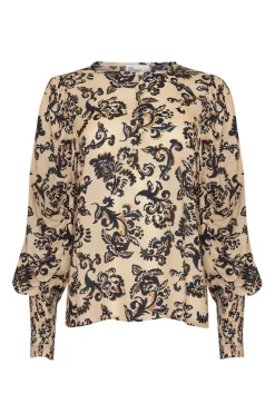zoe kratzmann Beam Top-Ochre Floral|Women Tops