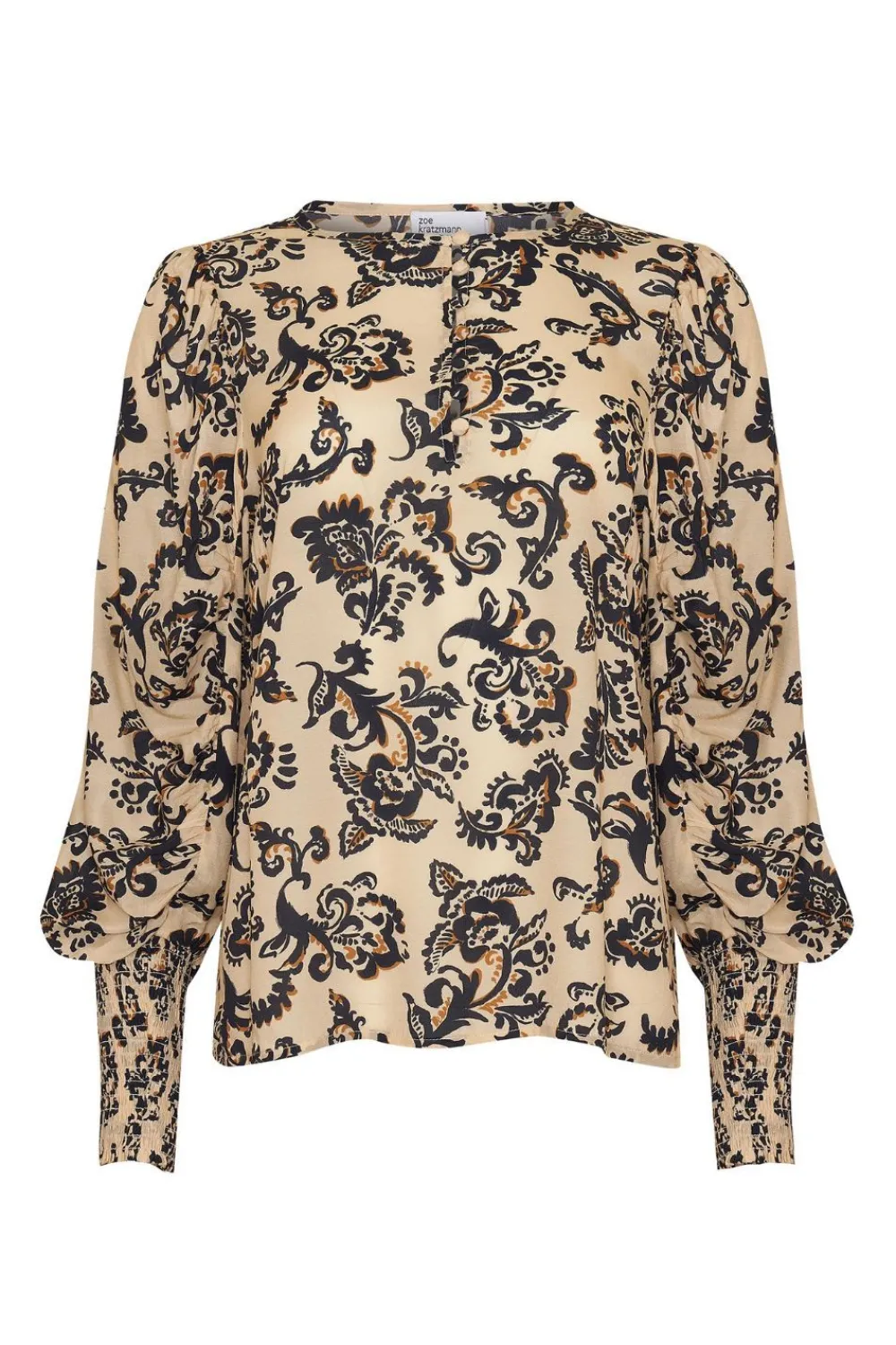 zoe kratzmann Beam Top-Ochre Floral|Women Tops