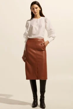zoe kratzmann Beam Top-Porcelain|Women Tops