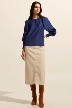 zoe kratzmann Beam Top-Slate|Women Tops