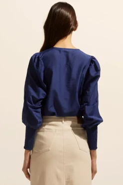 zoe kratzmann Beam Top-Slate|Women Tops
