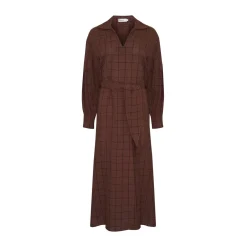 zoe kratzmann Beeline Dress-Chocolate Check|Women Dresses