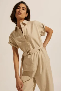 zoe kratzmann Blast Jumpsuit-Stone|Women Dresses