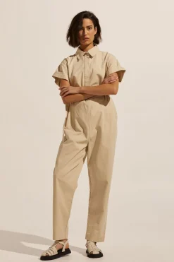 zoe kratzmann Blast Jumpsuit-Stone|Women Dresses
