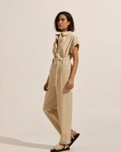 zoe kratzmann Blast Jumpsuit-Stone|Women Dresses