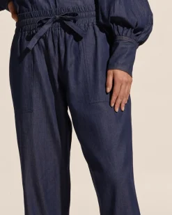 zoe kratzmann Bolster Pant-Dark Chambray|Women Bottoms