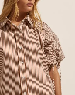zoe kratzmann Bond Top-Cafe Stripe|Women Tops
