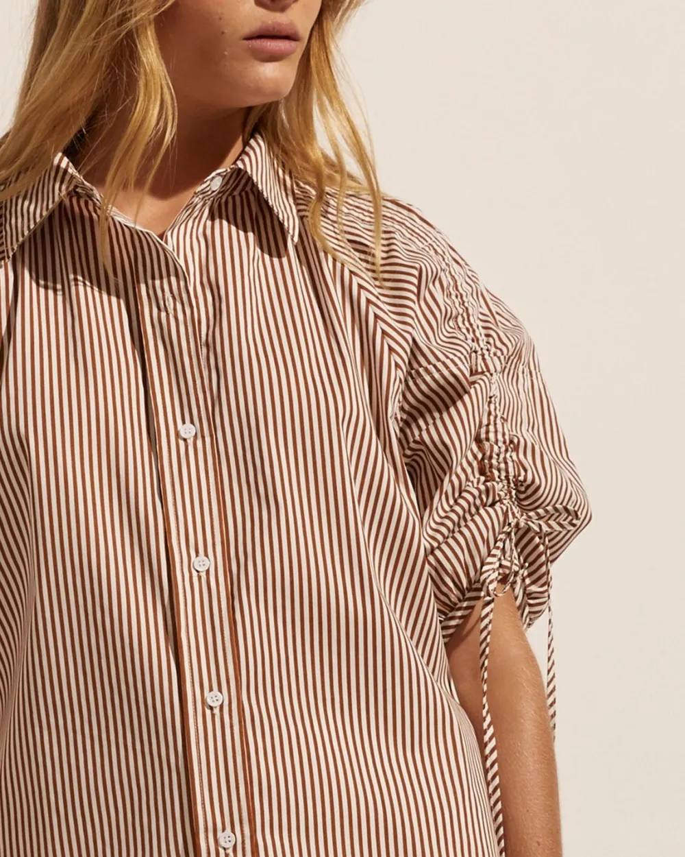 zoe kratzmann Bond Top-Cafe Stripe|Women Tops