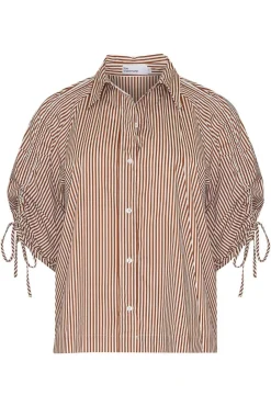 zoe kratzmann Bond Top-Cafe Stripe|Women Tops