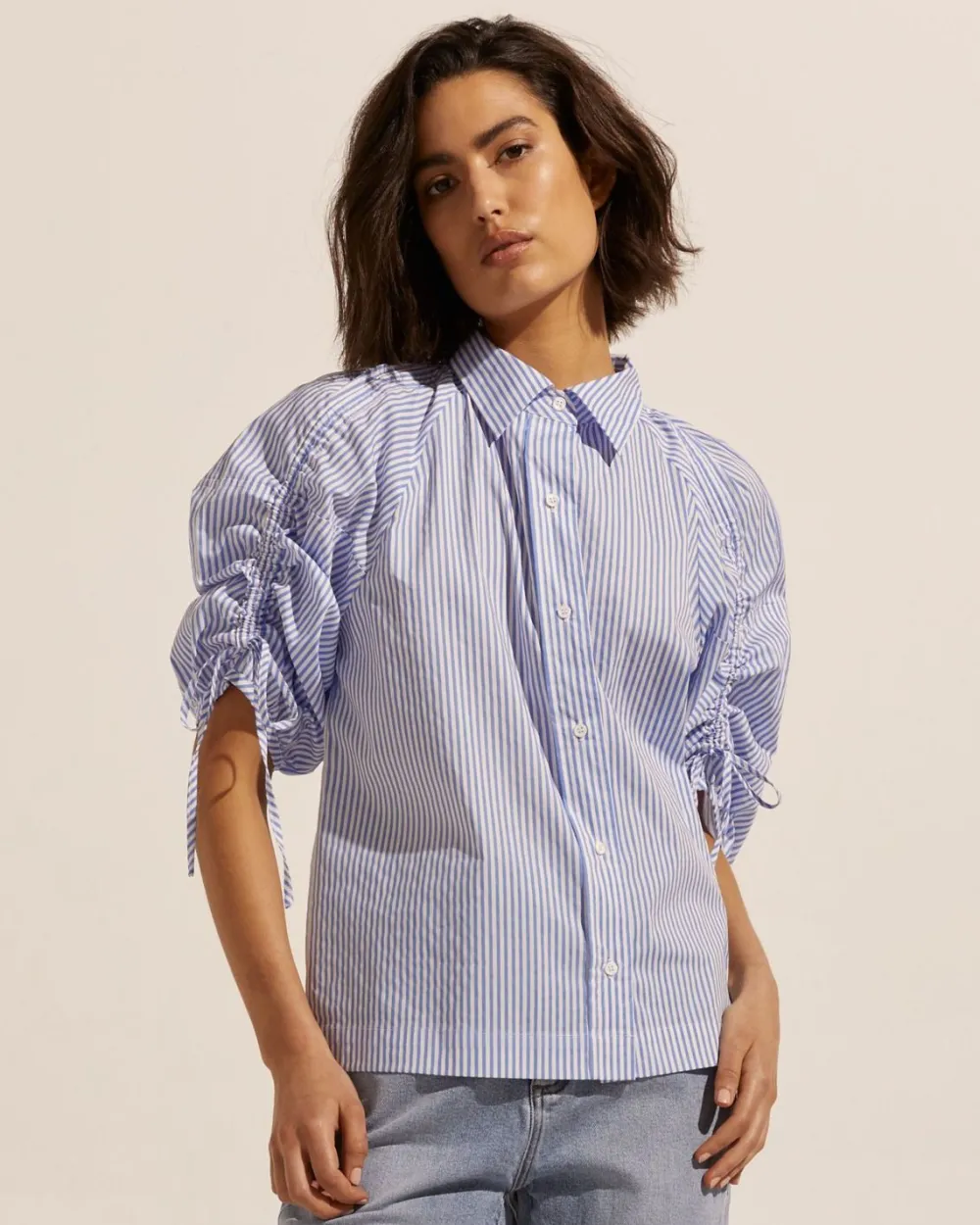zoe kratzmann Bond Top-Ocean Stripe|Women Tops