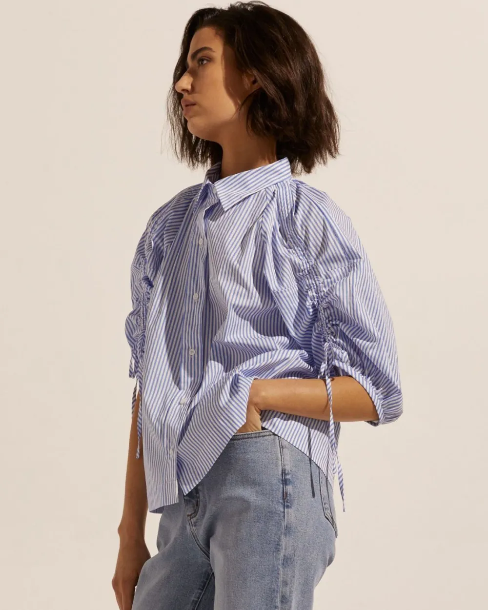 zoe kratzmann Bond Top-Ocean Stripe|Women Tops