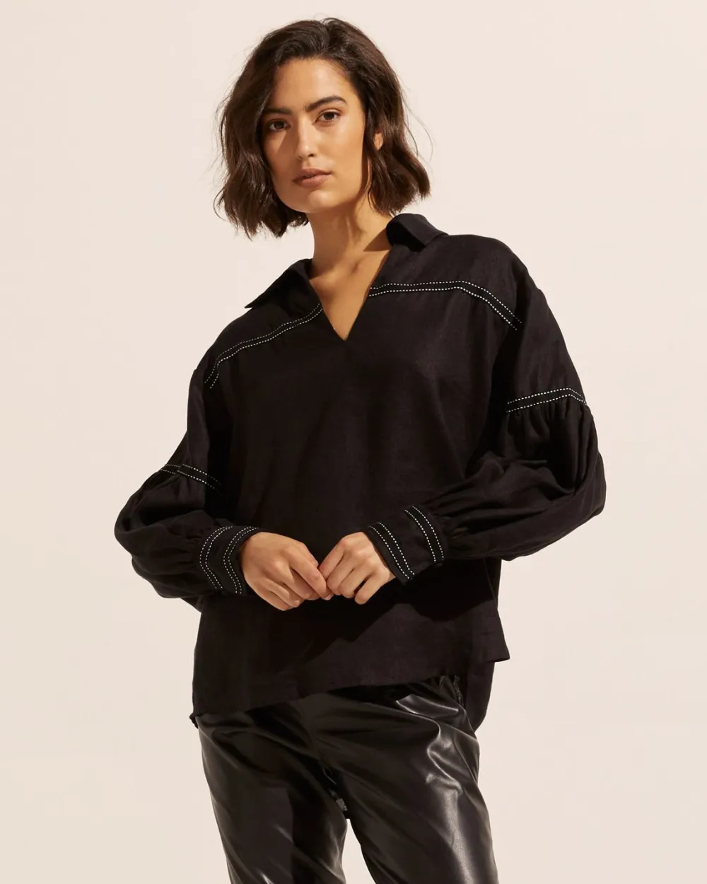 zoe kratzmann Bounty Top-Black|Women Tops