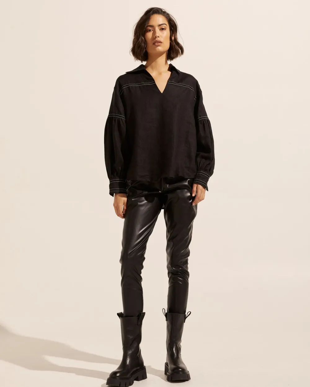 zoe kratzmann Bounty Top-Black|Women Tops