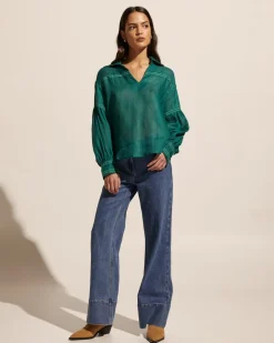 zoe kratzmann Bounty Top-Juniper|Women Tops