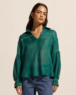 zoe kratzmann Bounty Top-Juniper|Women Tops