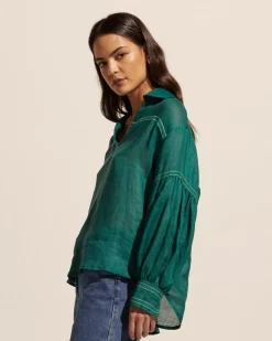 zoe kratzmann Bounty Top-Juniper|Women Tops