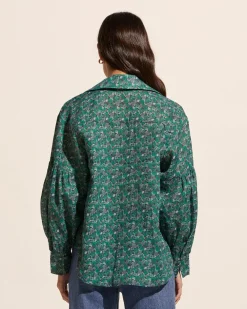 zoe kratzmann Bounty Top-Juniper Floral|Women Tops